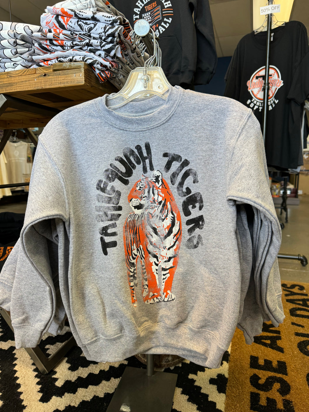 Tahlequah Tigers Sweatshirt Youth
