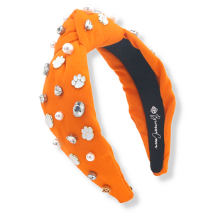 ORANGE CLEMSON UNIVERSITY LOGO HEADBAND - Brianna Cannon