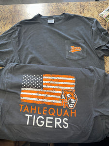 Tahlequah Tigers pocket T-shirt