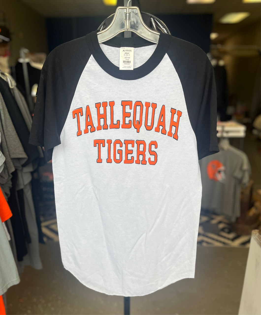 Tahlequah Tigers Black Sleeves