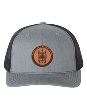 Load image into Gallery viewer, CEC Trucker Cap with leather patch Pre-ORDER

