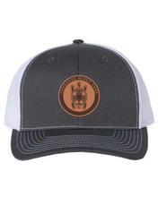 Load image into Gallery viewer, CEC Trucker Cap with leather patch Pre-ORDER
