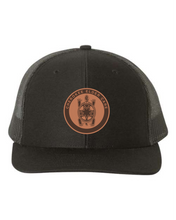 Load image into Gallery viewer, CEC Trucker Cap with leather patch Pre-ORDER
