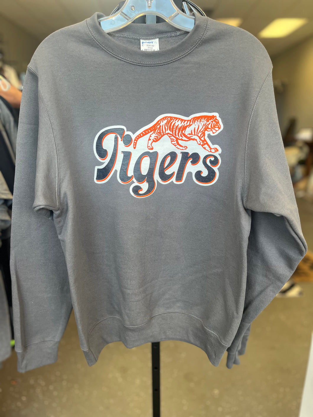 Orange Tiger Outline Sweatshirt