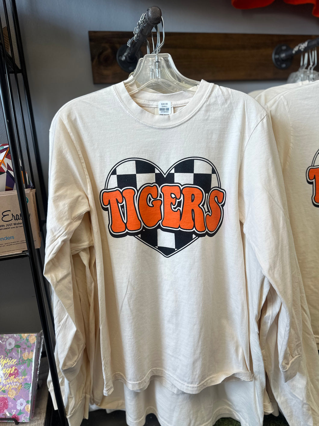 Tigers Heart Checkered Long Sleeve