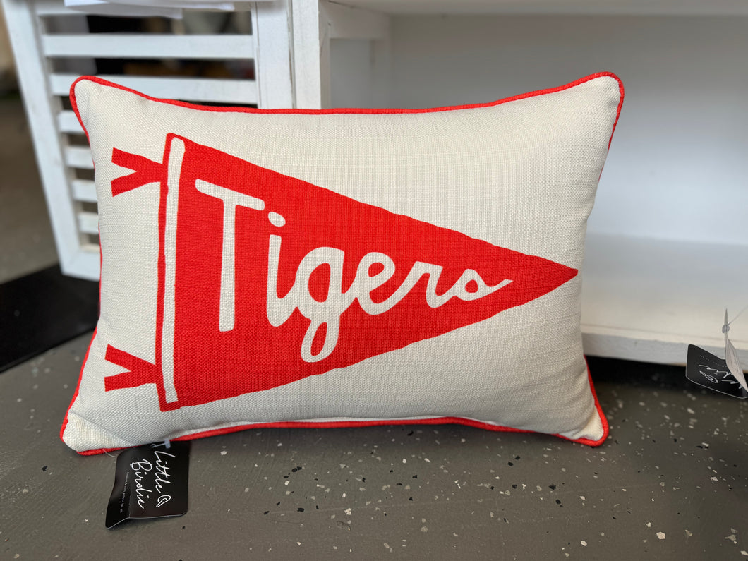 Tigers Pennant Pillow