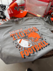 Tahlequah Tigers Starburst Football Short Sleeves