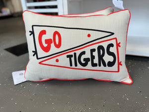 Go Tigers Pennant Pillow