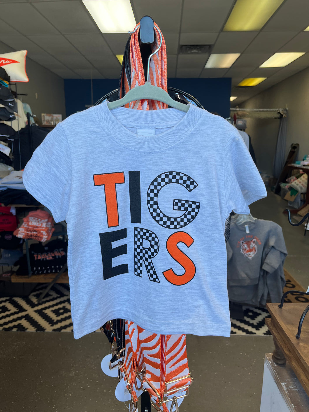 TT Checkered Tigers Toddler Shirt