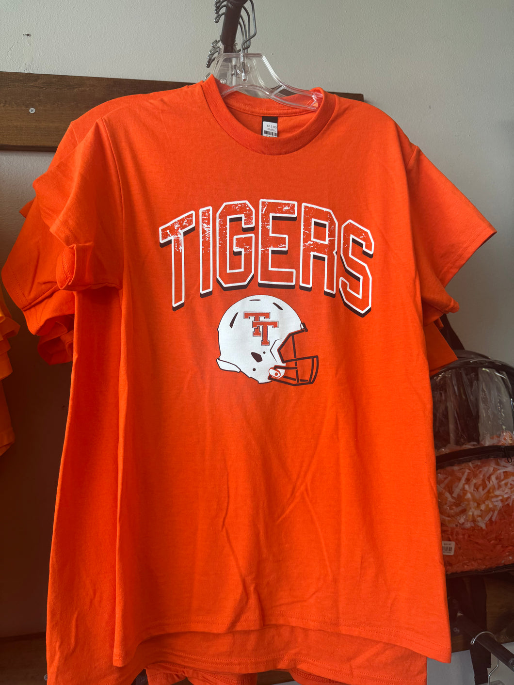 Orange Tigers Helmet Short Sleeve