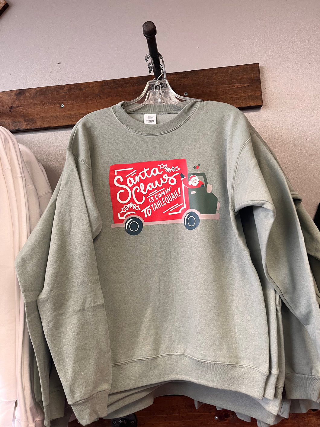 Santa is Coming to Tahlequah Sweatshirt