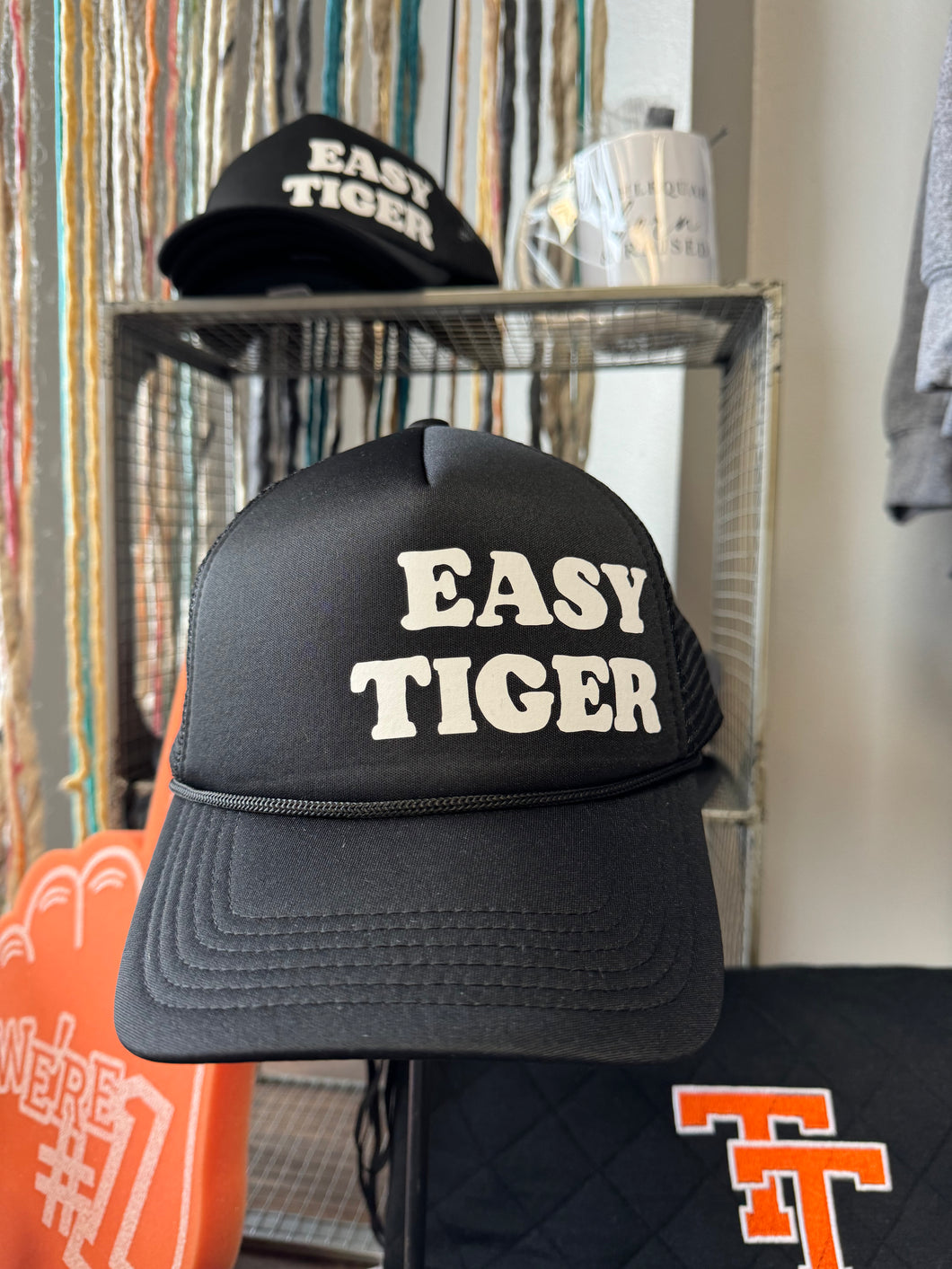 Easy Tiger Black Trucker Hat