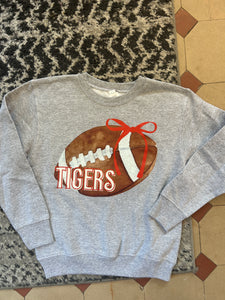 Tiger football with bow