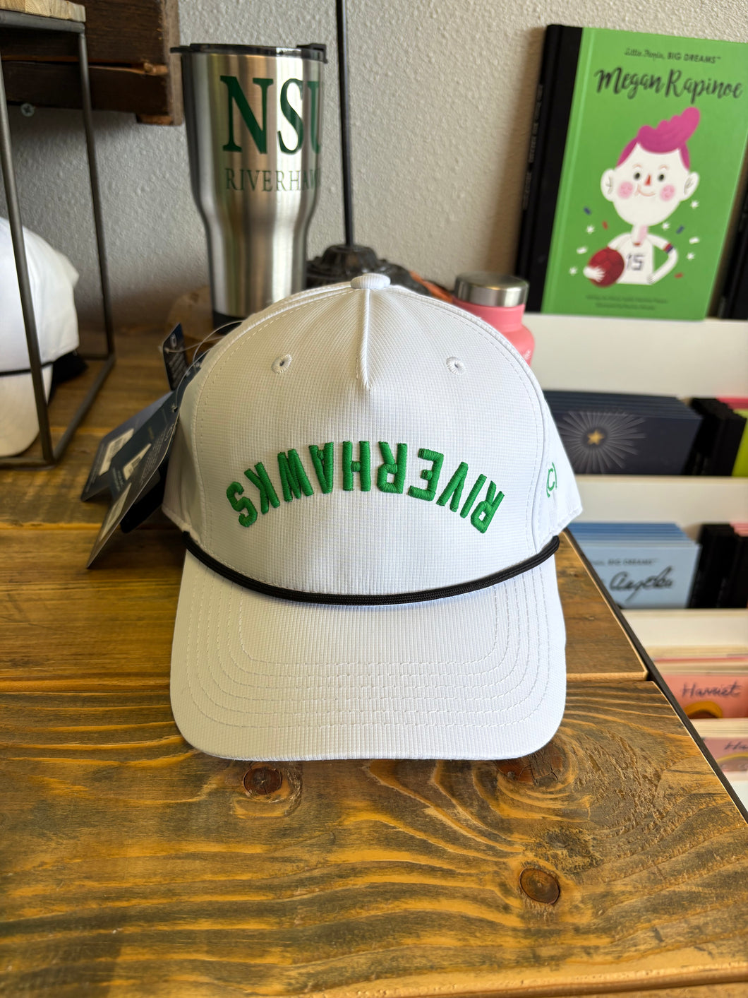 Upside Down Riverhawks Rope Cap