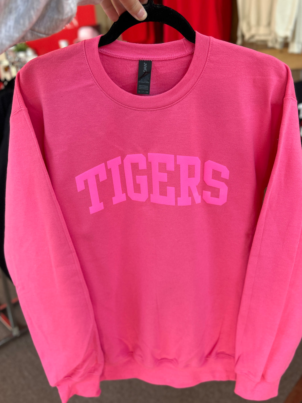 Pink on Pink Tiger Sweatshirt