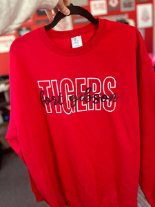 Fort Gibson Tigers- red sweatshirt