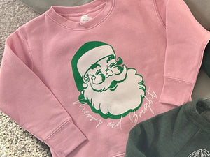 Merry & Bright toddler sweatshirt