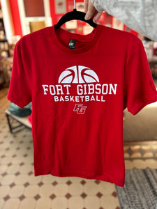 Fort Gibson Basketball- Red T-shirt