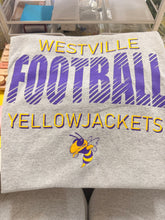 Load image into Gallery viewer, Westville Football Gray Gildan T-Shirt
