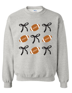 Bows and Footballs Sweatshirts