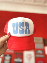 Load image into Gallery viewer, USA trucker hat
