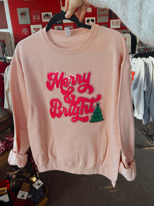 Merry & Bright Patch Sweatshirt