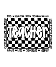 Load image into Gallery viewer, Teacher Checkered Tee

