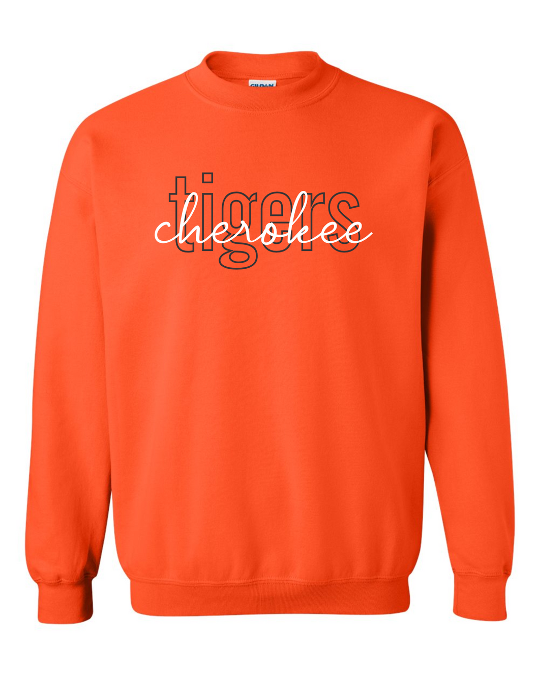 Cherokee Tigers Pre-Order- GILDAN ORANGE SWEATSHIRT