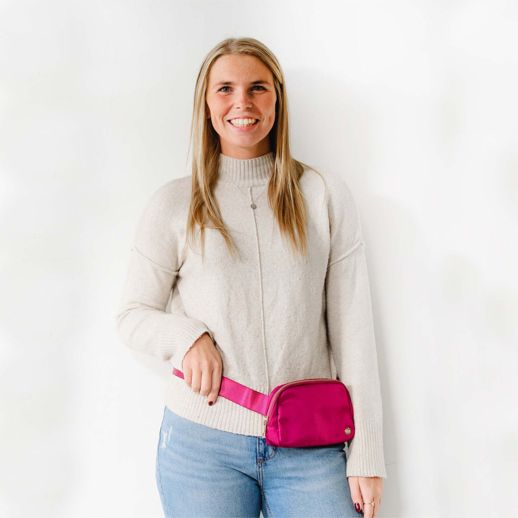 All You Need Belt Bag + Wallet - Mulberry