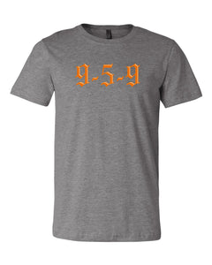 9-5-9  Grey Short Sleeve