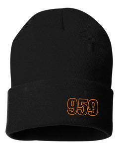 9-5-9  Black Beanie