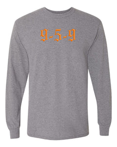 9-5-9  Grey Long Sleeve