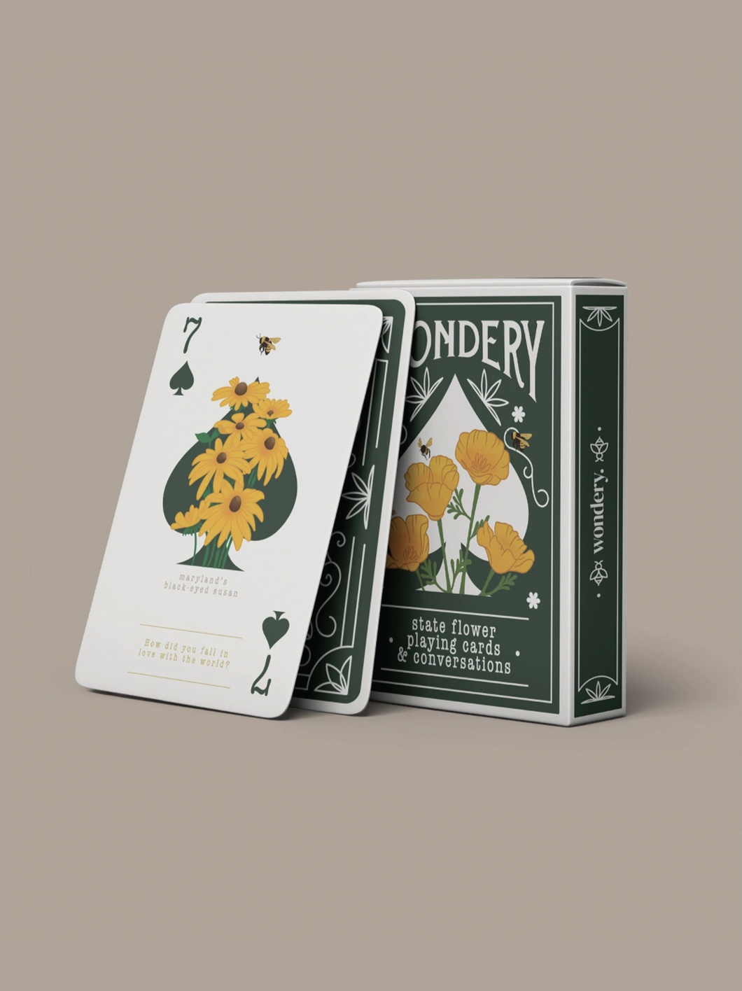 Wondery - Flowers of America Playing Cards