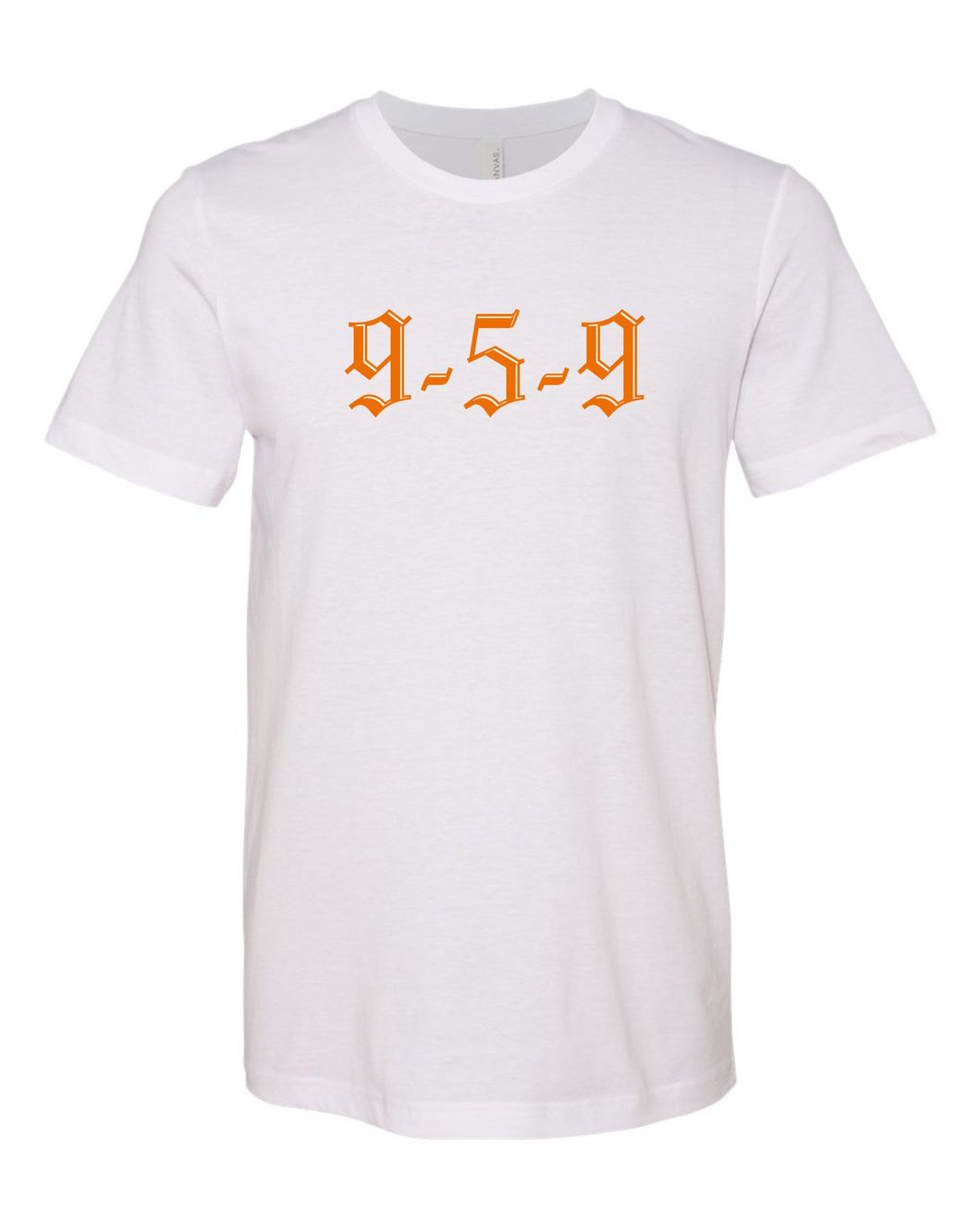 9-5-9  White Short Sleeve