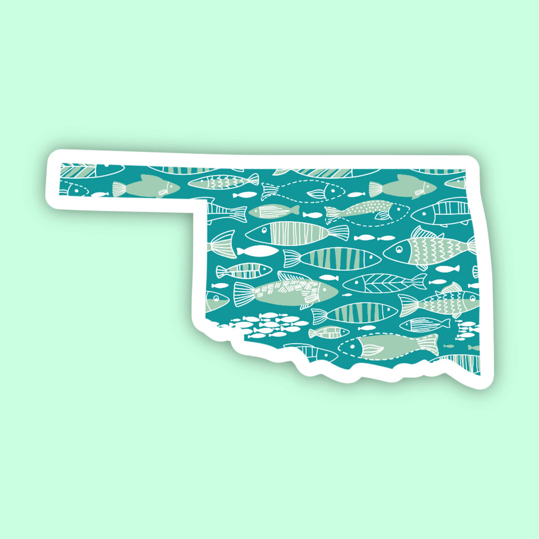 The State Stickers - Oklahoma Fish State Sticker
