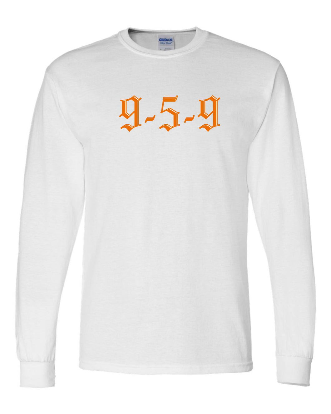 9-5-9  White Long Sleeve