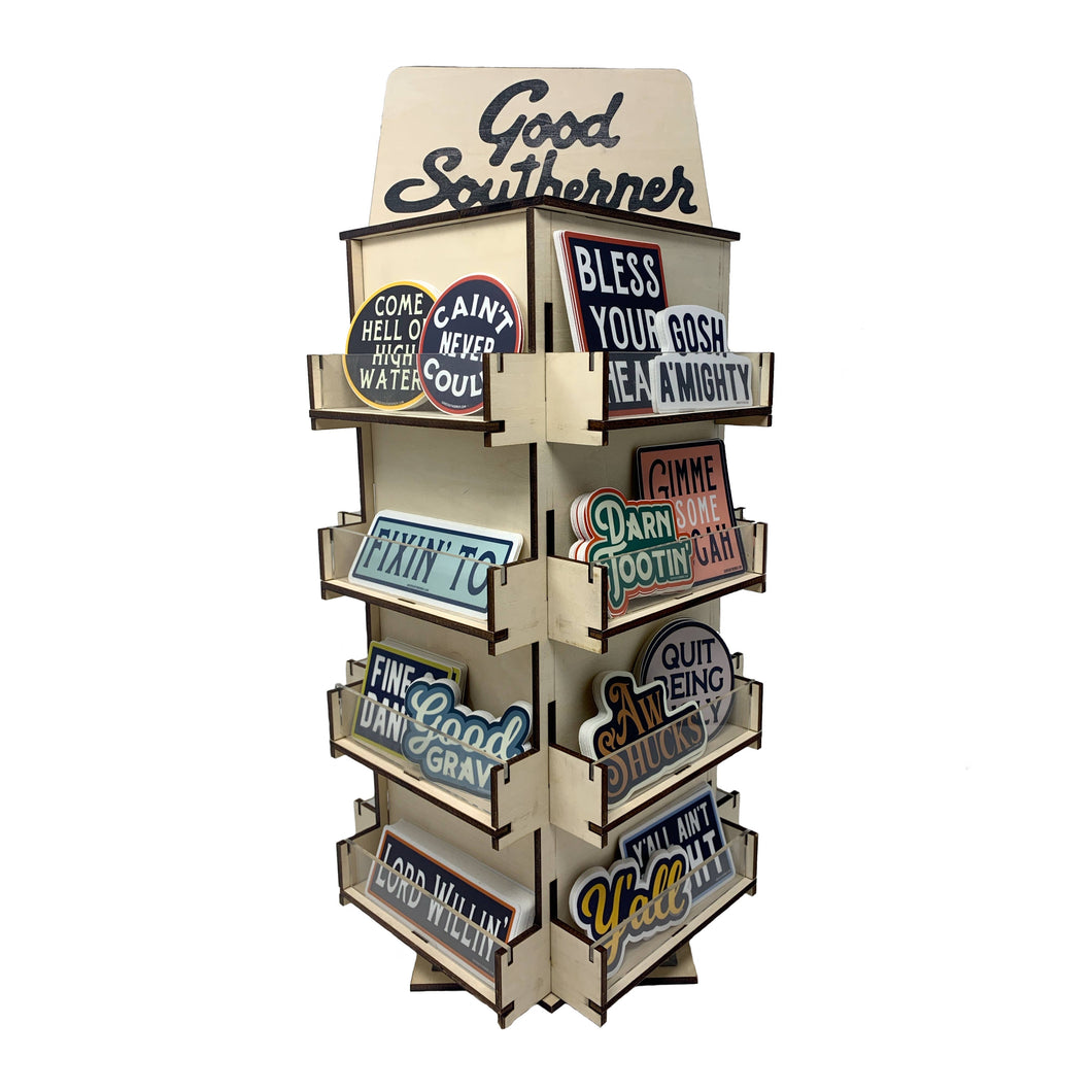 Good Southerner - Rotating Sticker Stand Display