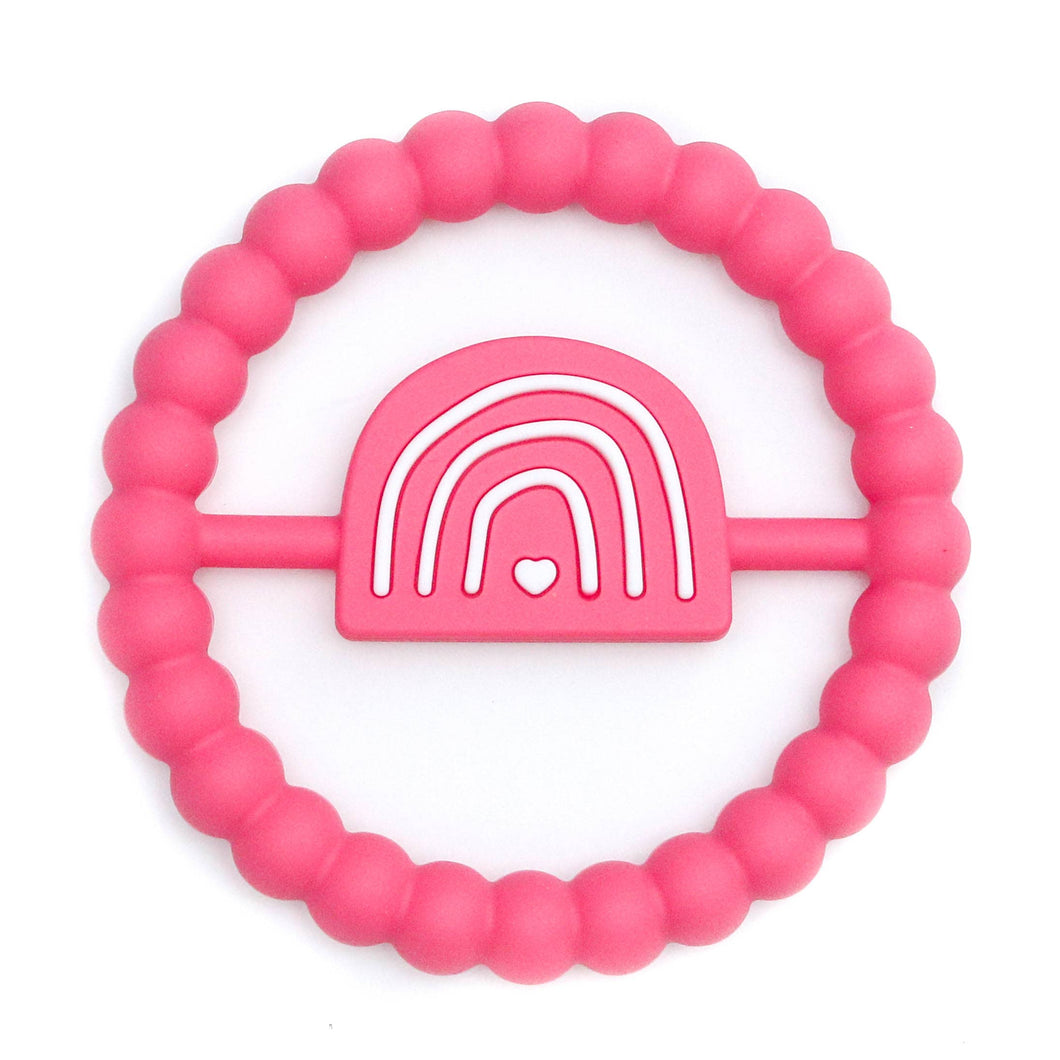 Getting Sew Crafty - Rainbow Ring Teether : 18 Colors Available