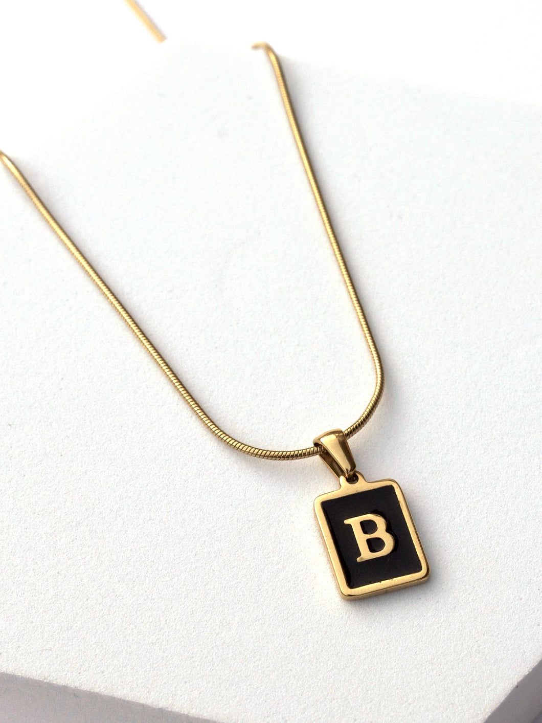 Secret Agent Initial Necklace