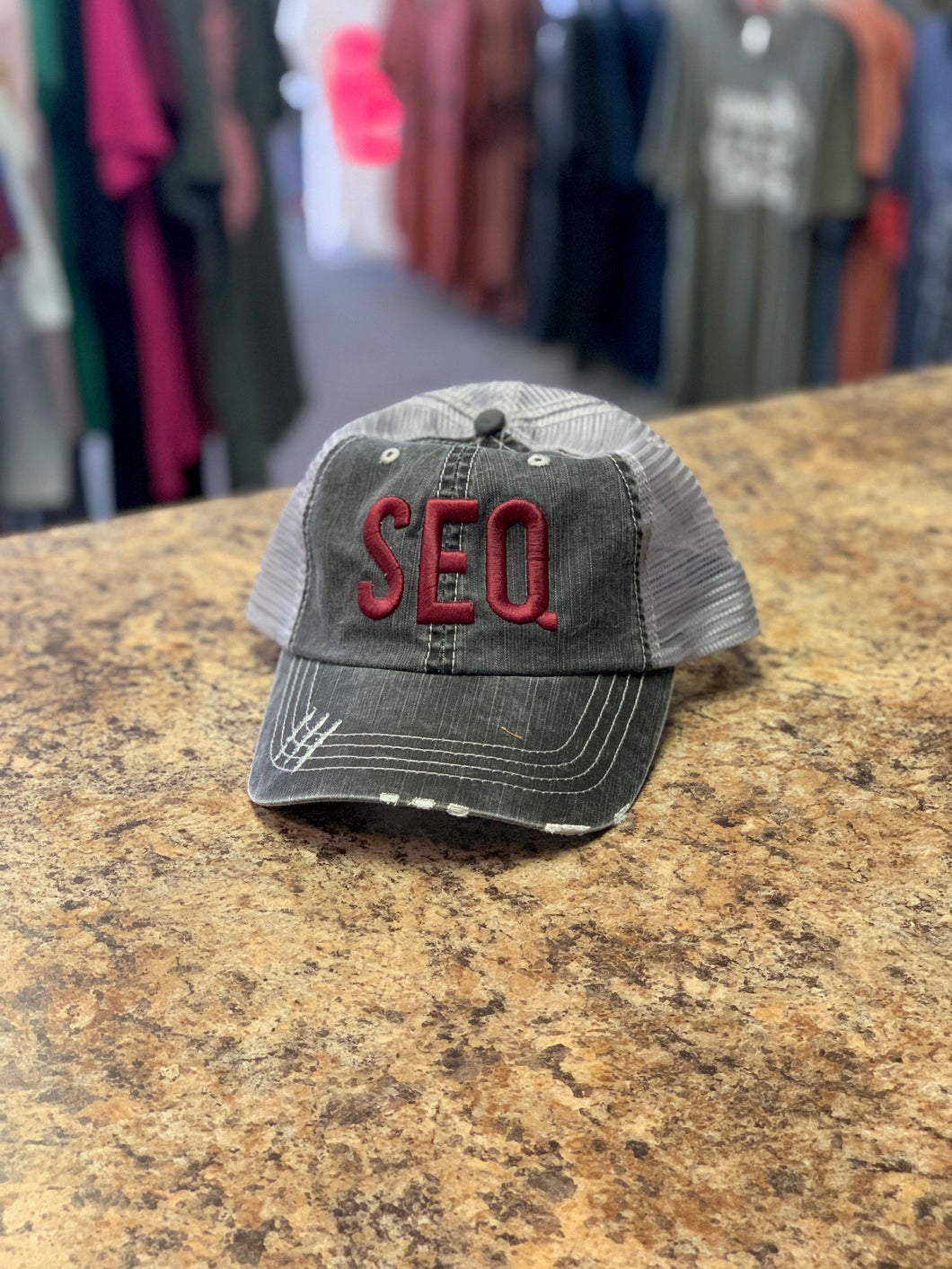 SEQ Distressed Cap