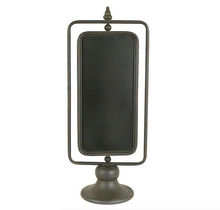 Load image into Gallery viewer, Metal 2-Sided Chalkboard on Stand
