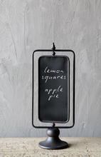 Load image into Gallery viewer, Metal 2-Sided Chalkboard on Stand
