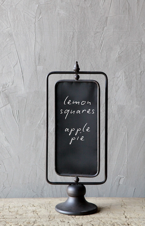 Metal 2-Sided Chalkboard on Stand