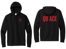 Load image into Gallery viewer, QB ACE Nike Club Fleece Sleeve Swoosh Pullover Hoodie
