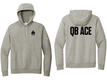 Load image into Gallery viewer, QB ACE Nike Club Fleece Sleeve Swoosh Pullover Hoodie
