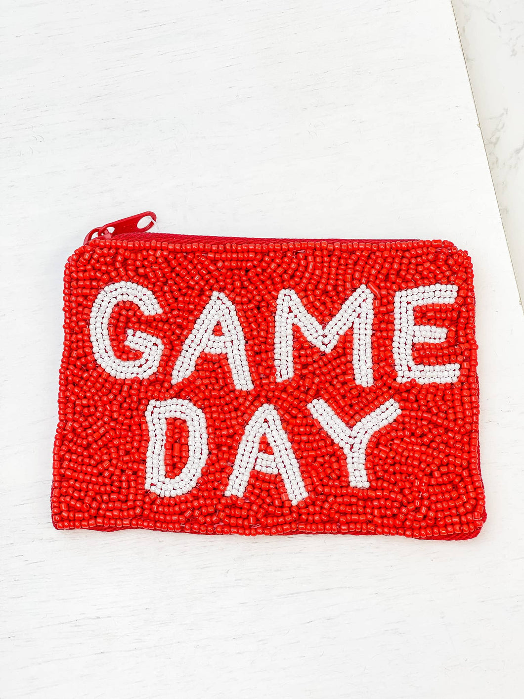 Prep Obsessed Wholesale - 'Game Day' Beaded Zip Pouches