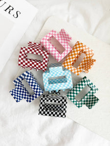 2" Chess Checkered Clips (CAMILA)
