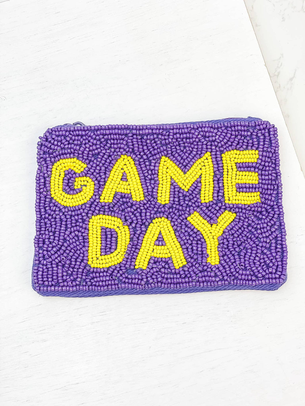 Prep Obsessed Wholesale - 'Game Day' Beaded Zip Pouches