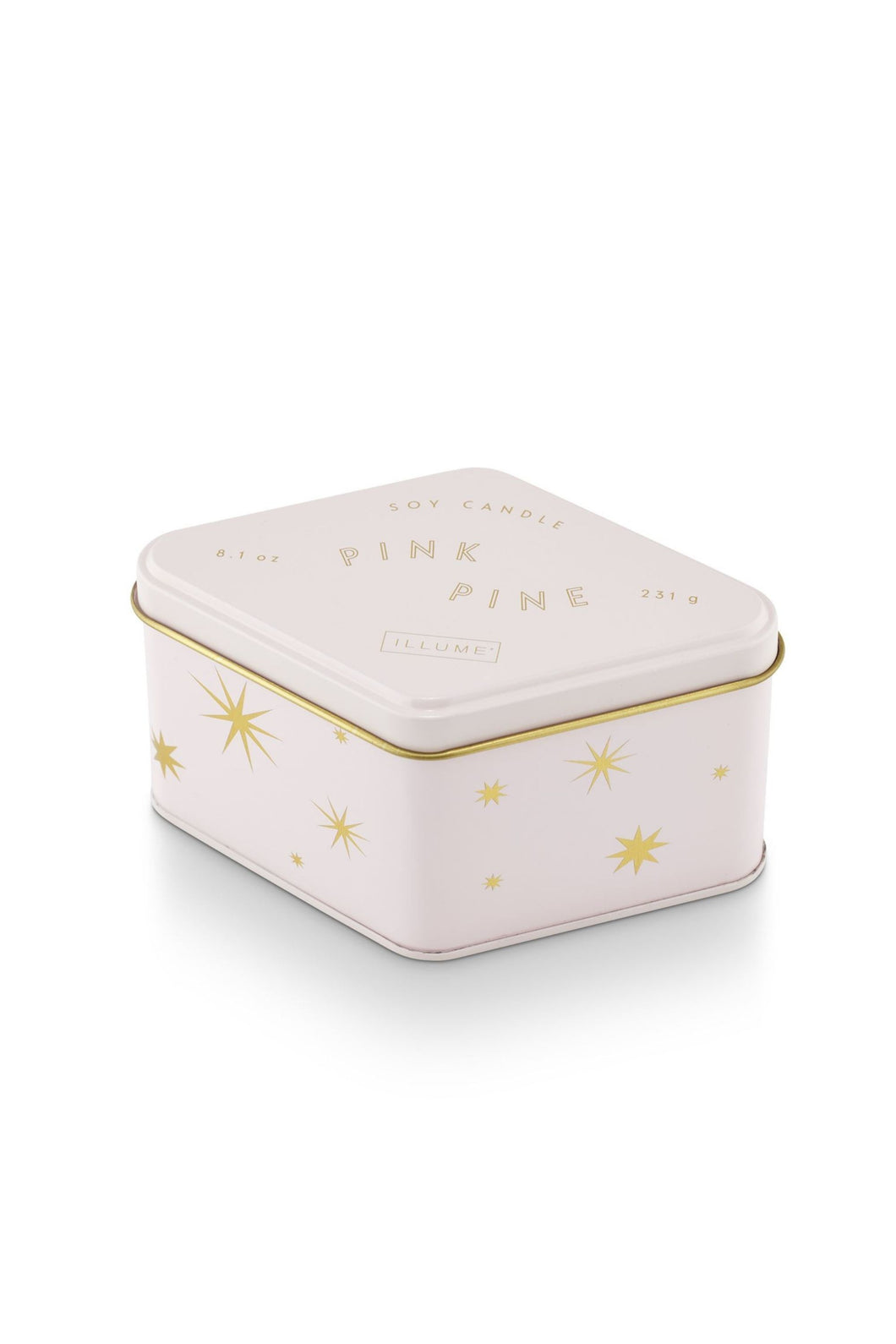 Illume Pink Pine Tin Candle