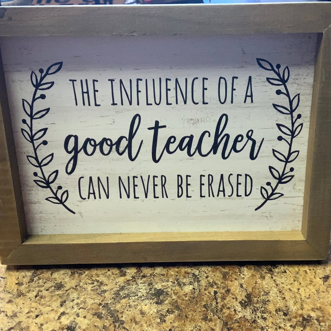 The Influence of a good teacher